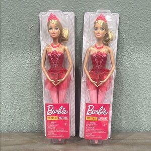 Brand New Barbie You Can Be Anything Doll - Pink Set of 2